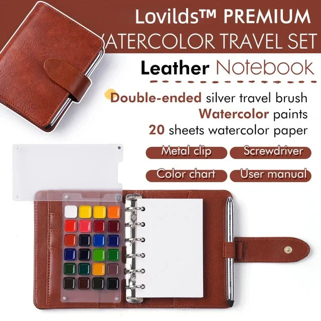 Lovilds™ Watercolor Travel Set