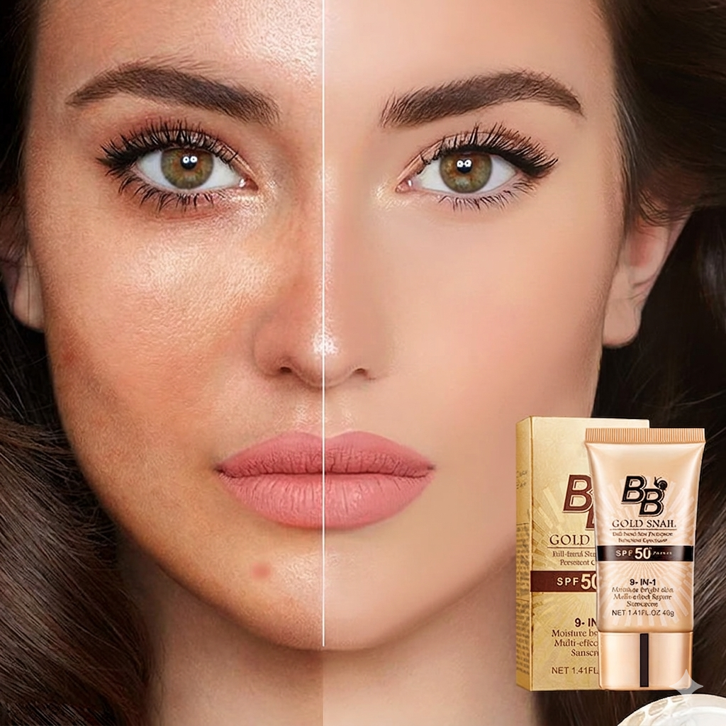 💝 Mother's Day Deal 70% OFF! 💝High-coverage waterproof snail BB cream