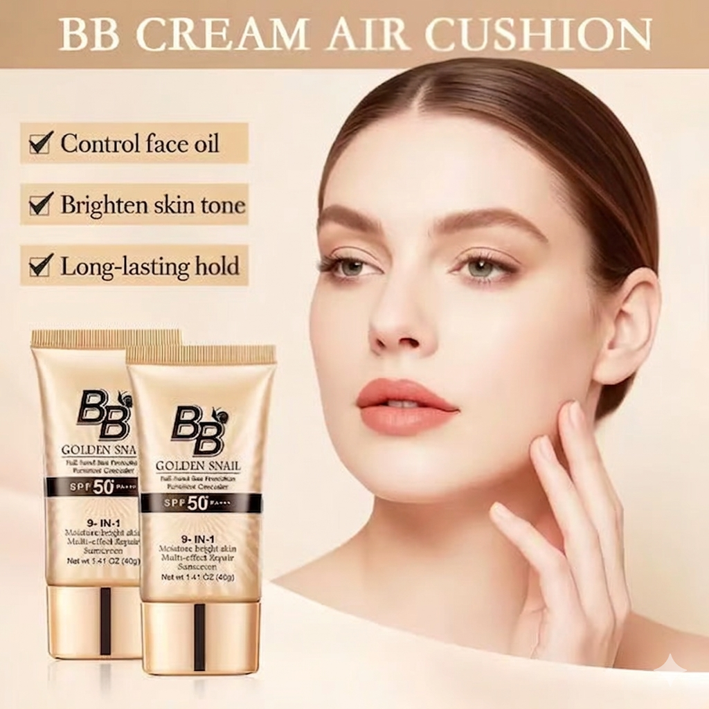 💝 Mother's Day Deal 70% OFF! 💝High-coverage waterproof snail BB cream